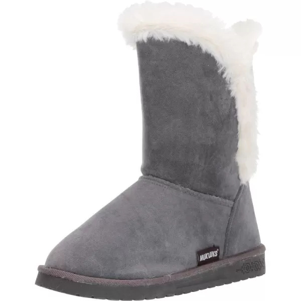 MUK LUKS Womens Carey Boots FashionGrey