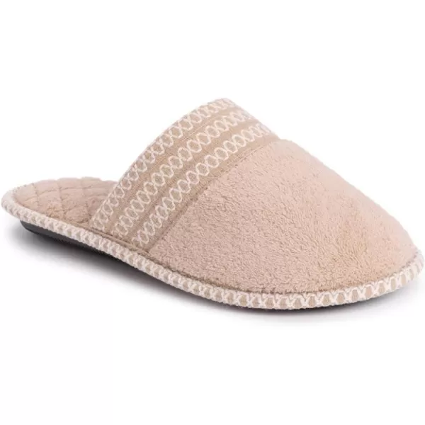 MUK LUKS Womens Cathy Micro Chenille SlipperHoney Wheat