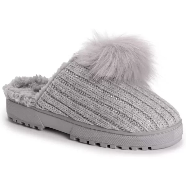 MUK LUKS Womens Charsma SlipperMedium Grey Heather