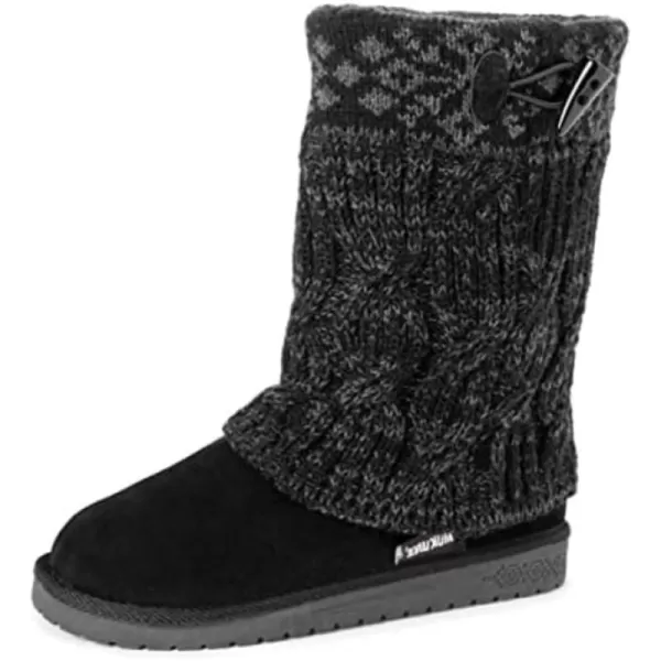 MUK LUKS Womens Cheryl Fashion BootsBlack