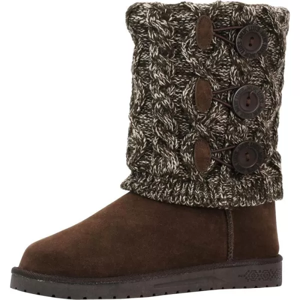 MUK LUKS Womens Cheryl Fashion BootsBrown Marl