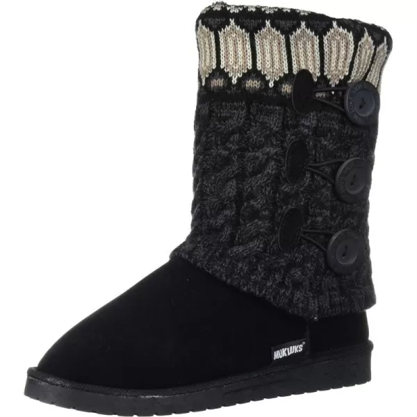 MUK LUKS Womens Cheryl Fashion BootsEbony