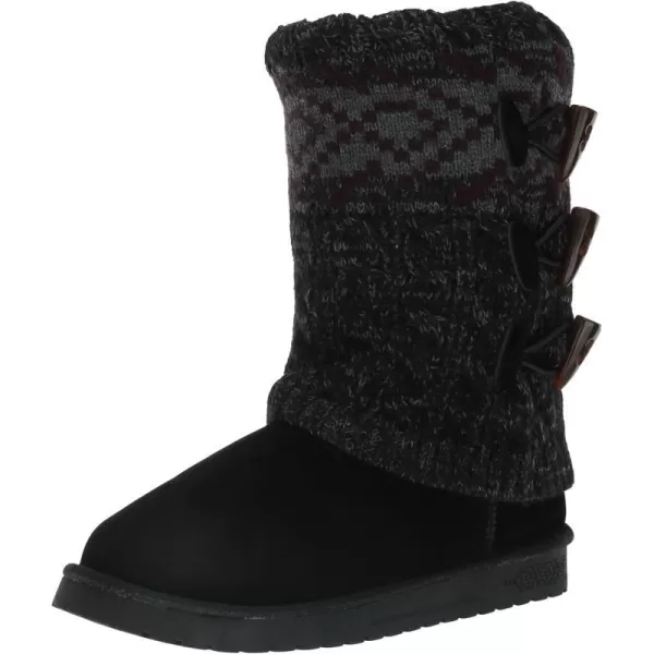 MUK LUKS Womens Cheryl Fashion BootsEbony Marl