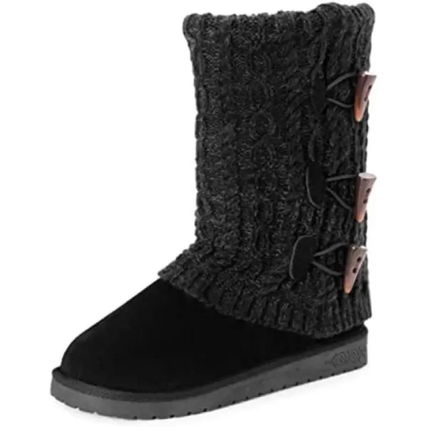 MUK LUKS Womens Cheryl Fashion BootsJet Black