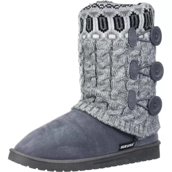 MUK LUKS Womens Cheryl Fashion BootsLight Grey