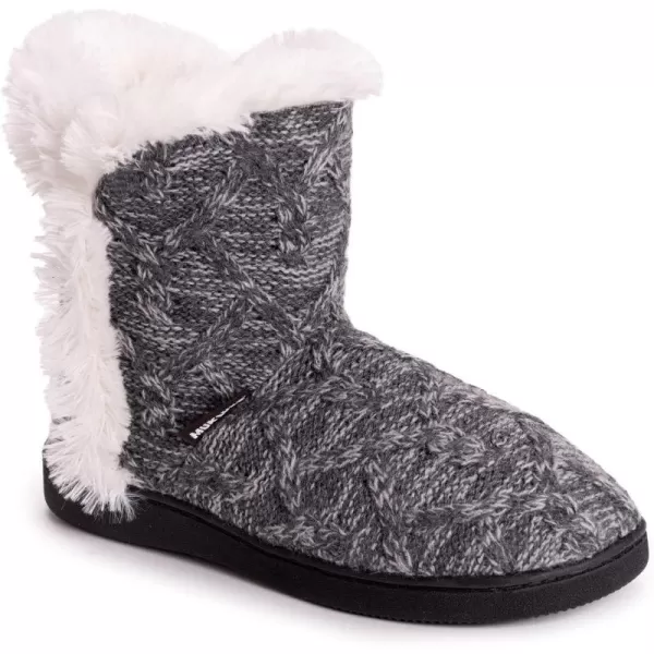 MUK LUKS Womens Cheyenne SlippersGrey Marl