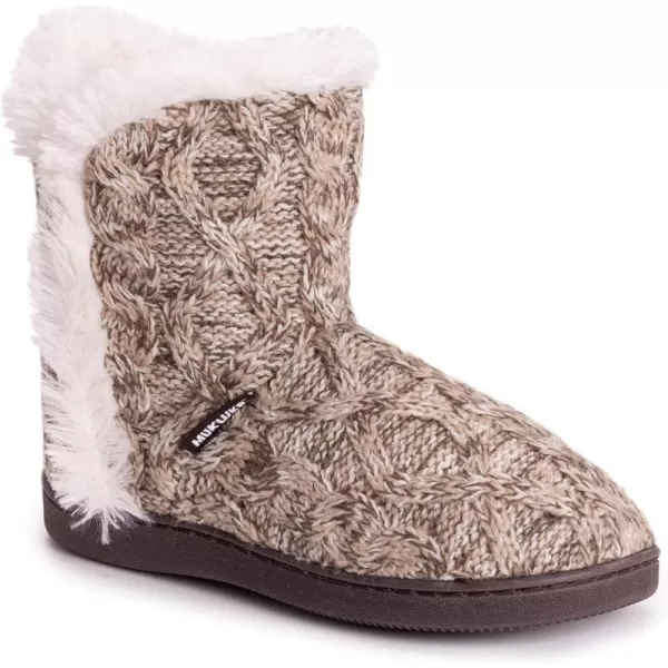 MUK LUKS Womens Cheyenne SlippersTan Marl