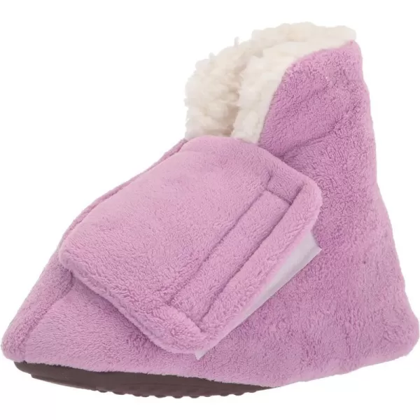 MUK LUKS Womens Faux Fur Lined Bootie SlippersLavender