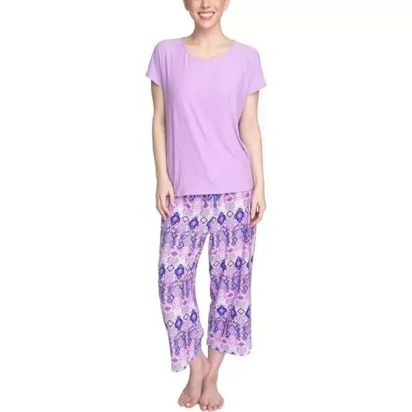 Purple/Patchwork Ikat
