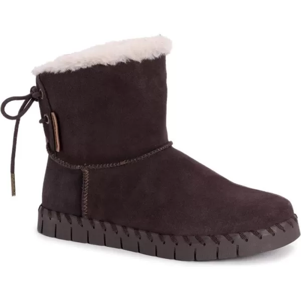 MUK LUKS Womens Flexi Albany Boots FashionChocolate