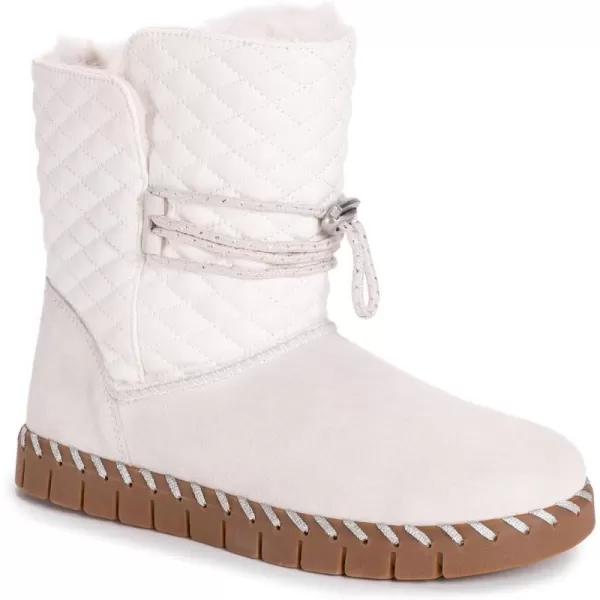 MUK LUKS Womens Flexi Bridgehampton Boot FashionWinter White