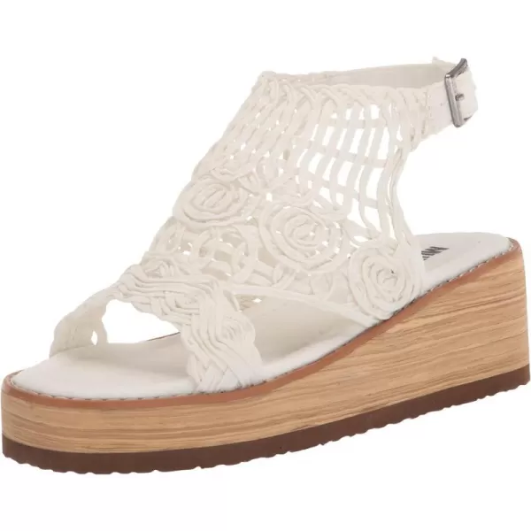 MUK LUKS Womens Flying High Wedge SandalsIvory