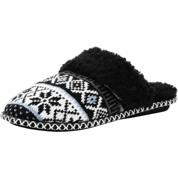 MUK LUKS Womens Frida Scuff SlippersBlack