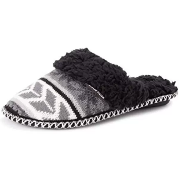 MUK LUKS Womens Frida Scuff SlippersCharcoal