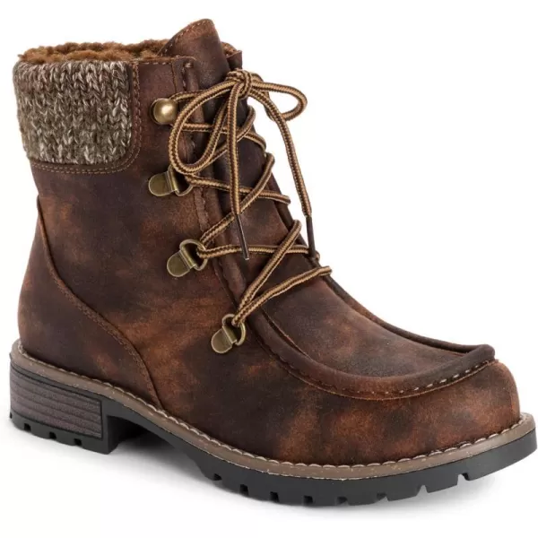 MUK LUKS Womens Hiker Rocky BootsBrown