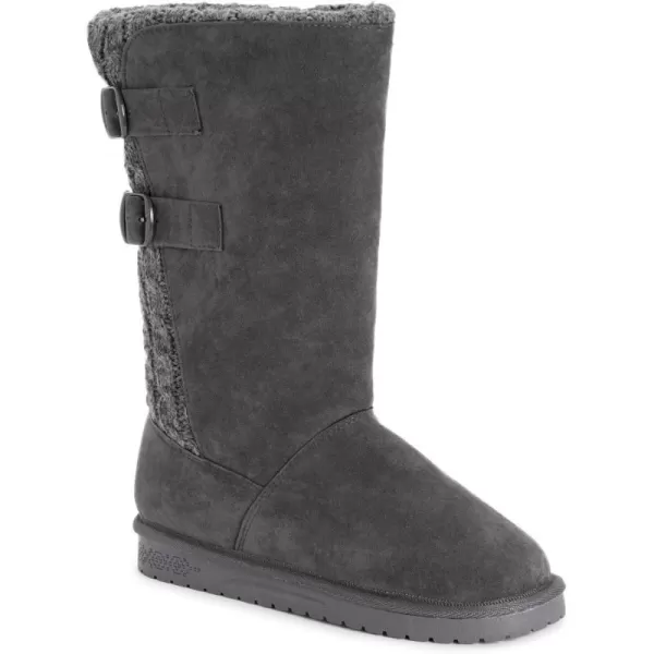 MUK LUKS Womens Jean BootsGreyDark Grey