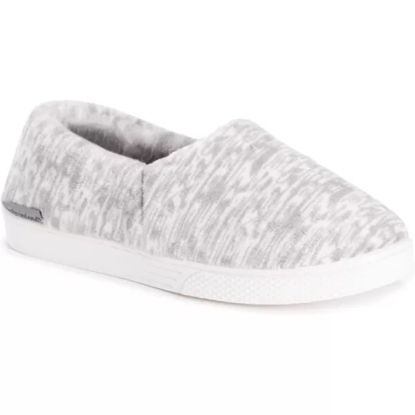 MUK LUKS Womens Kathy Ireland Tansy Full Foot SlippersGrey