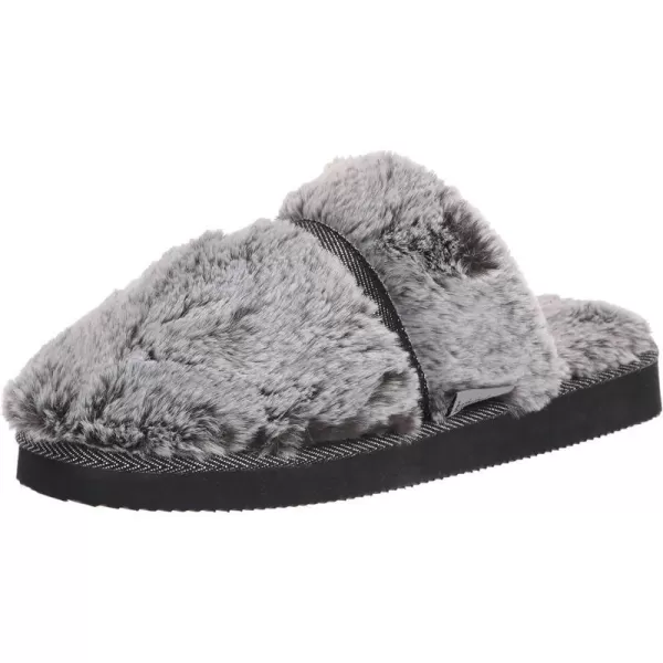 MUK LUKS Womens Kathy Ireland Zinnia Scuff SlipperBlack