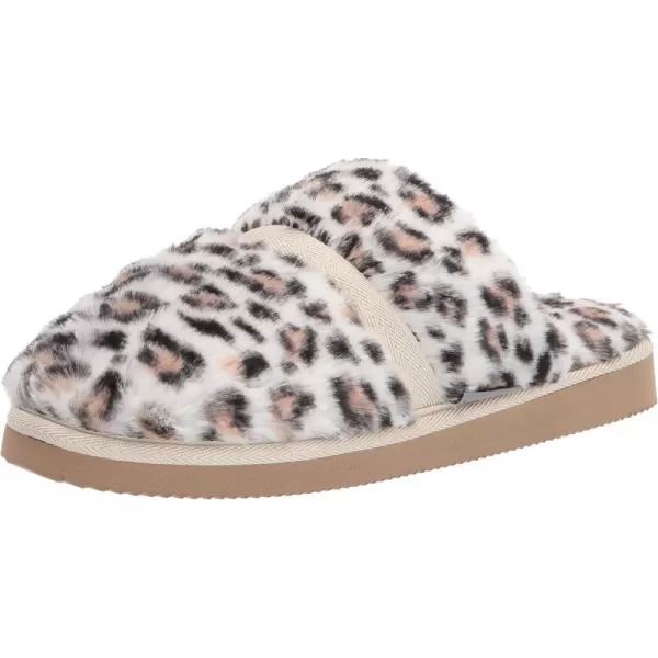 MUK LUKS Womens Kathy Ireland Zinnia Scuff SlipperLeopard