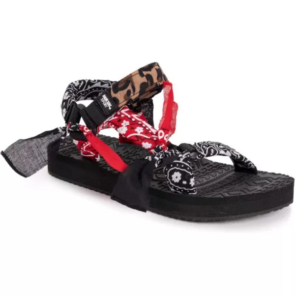 MUK LUKS Womens Lake Erie SandalBlackMulti