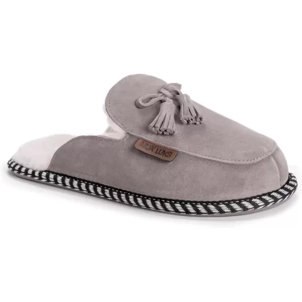 MUK LUKS Womens Leather Goods Cosette Mule SlipperDriftwood