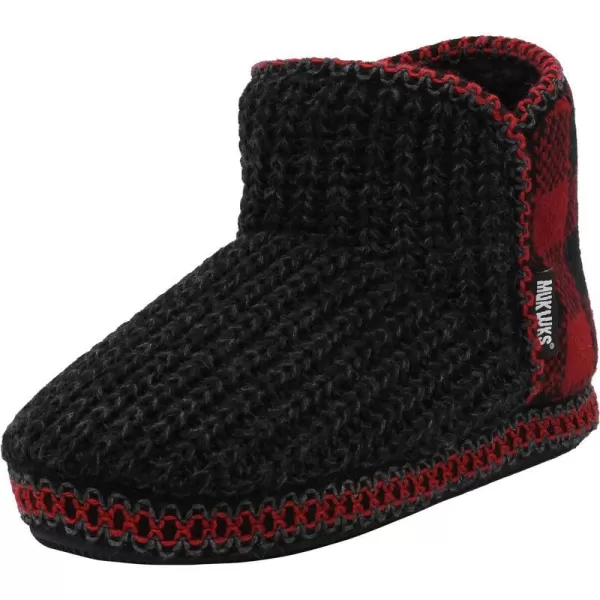 MUK LUKS Womens Leigh SlippersBuffalo Check Birds Eye