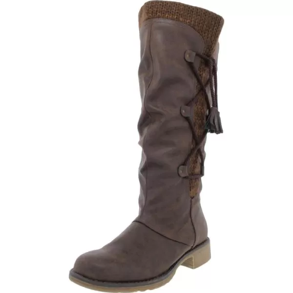 MUK LUKS Womens Lukees Bianca Beverly Boots FashionBrown