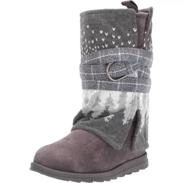 MUK LUKS Womens Lukees Sigrid Nikki Too Boots FashionCharcoal