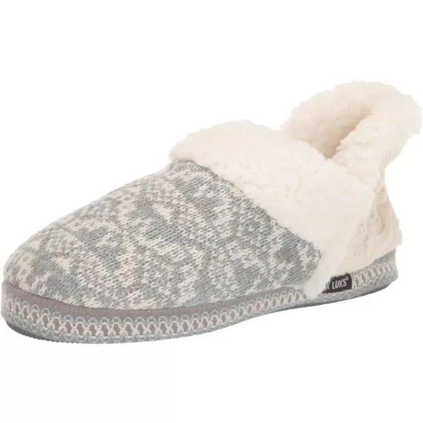 MUK LUKS Womens Magdalena SlipperBlue Cable