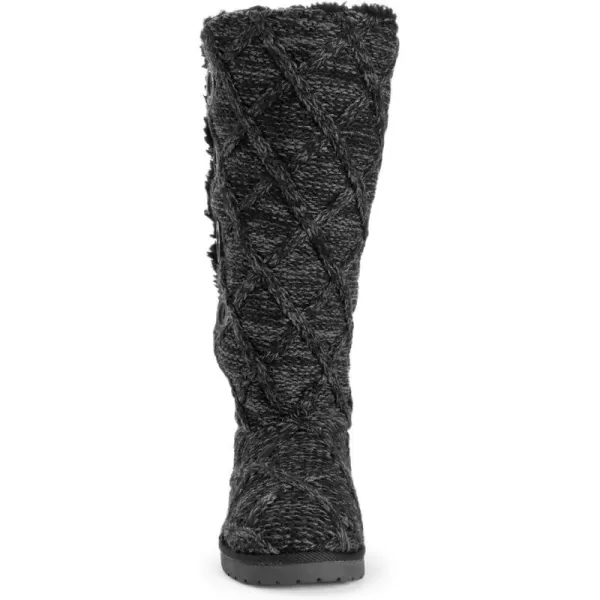 MUK LUKS Womens Malena BootsBlack Lattice