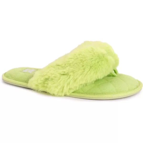 MUK LUKS Womens Maren Thong SlipperGreen