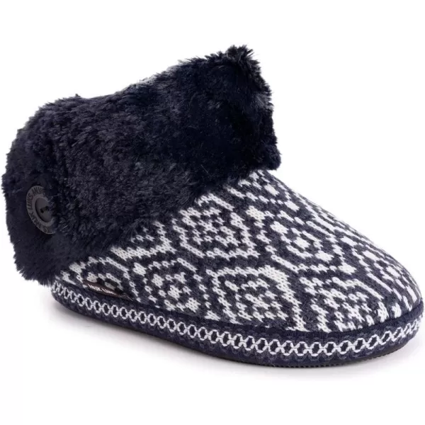 MUK LUKS Womens Melinda SlippersDark Sapphire