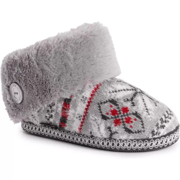 MUK LUKS Womens Melinda SlippersMedium Grey Heather