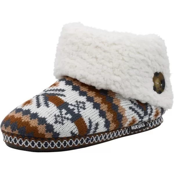 MUK LUKS Womens Melinda SlippersVintage Snowflake