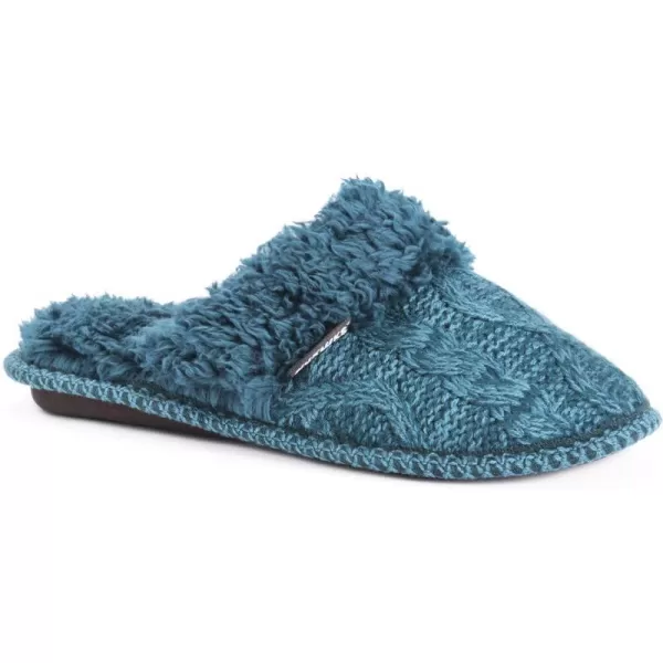 MUK LUKS Womens Perlyn Scuff SlippersPeacock