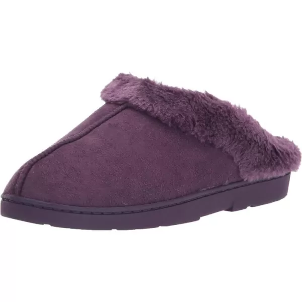 MUK LUKS Womens Polysuede ClogGrape