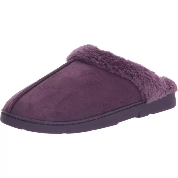 MUK LUKS Womens Polysuede ClogMerlot