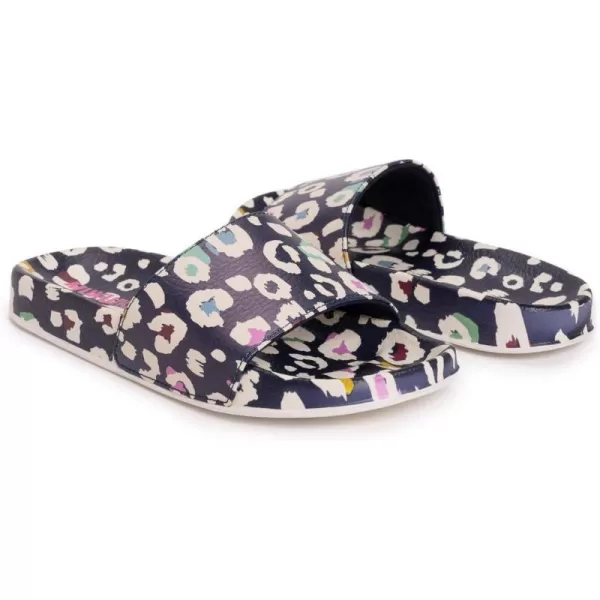 MUK LUKS Womens Pool Party Slide SandalLeopard