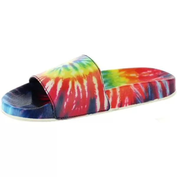 MUK LUKS Womens Pool Party Slide SandalTie Dye