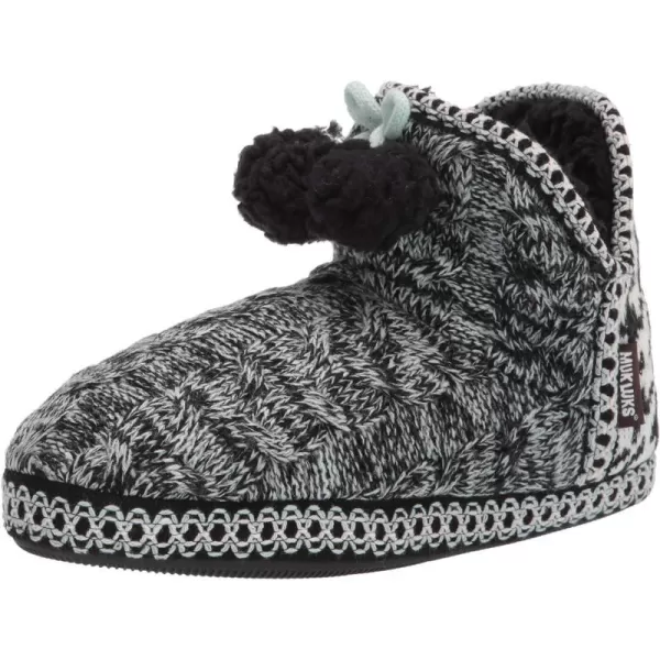 MUK LUKS Womens Pull on SlipperBlackMint