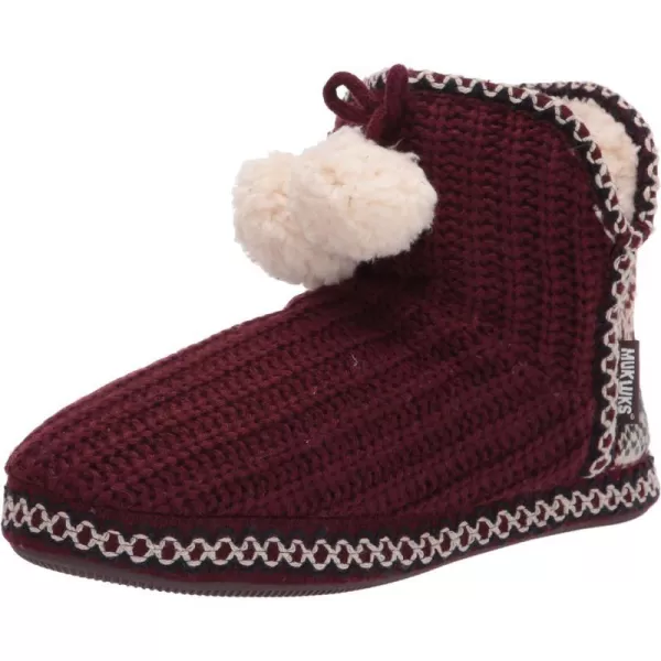 MUK LUKS Womens Pull on SlipperOxblood