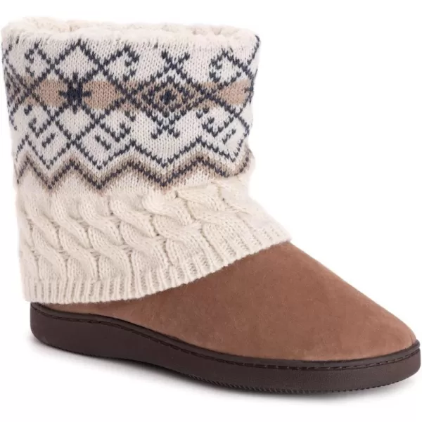 MUK LUKS Womens Raquel SlippersOxfordIvory