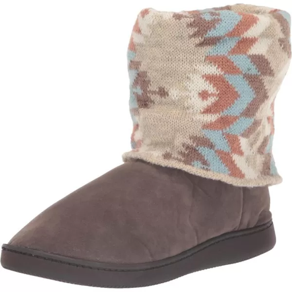 MUK LUKS Womens Raquel SlippersOxfordOatmeal Strpe