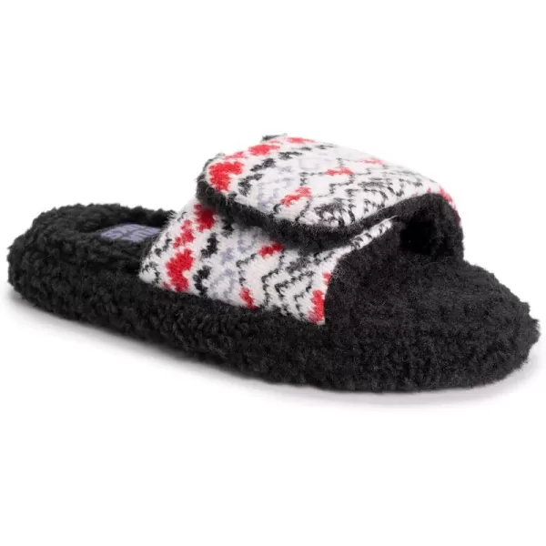 MUK LUKS Womens Romye Slide SlipperEbony