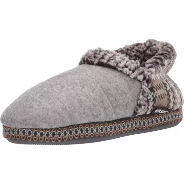 MUK LUKS Womens Slip on SlipperDark Grey