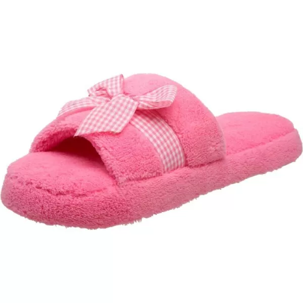 MUK LUKS Womens Soft Ones Micro Chenille OpenToe ScuffPink