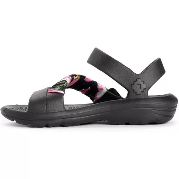 MUK LUKS Womens Surf Girl SandalBlack