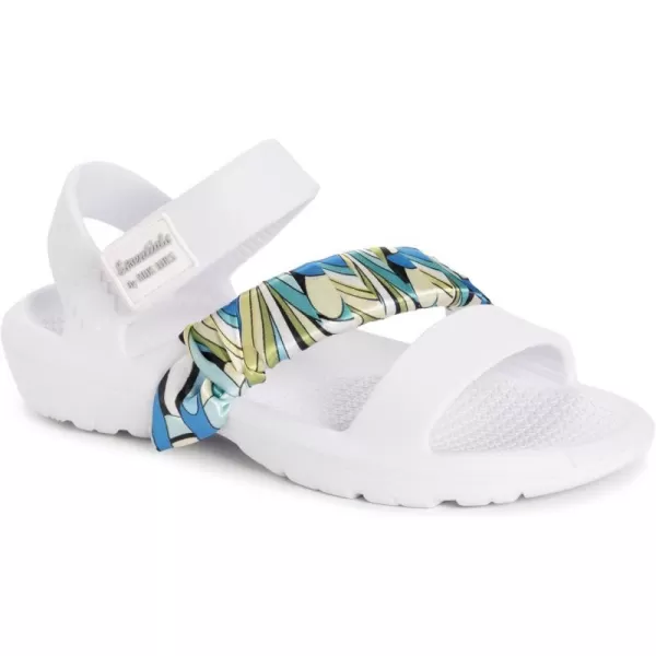 MUK LUKS Womens Surf Girl SandalWhite