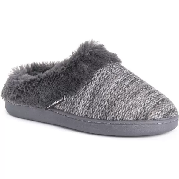 MUK LUKS Womens Suzanne Clog SlippersCharcoal