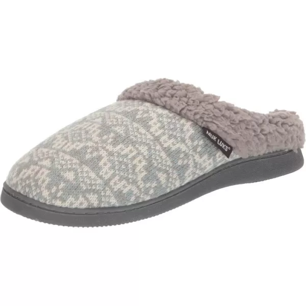 MUK LUKS Womens Suzanne Clog SlippersGreyCinder